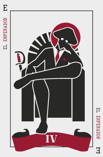 El Emperador - El Gallo Barcode Baraja Coleccionable
