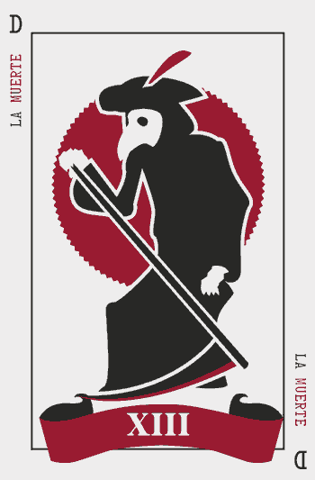 La Muerte - El Gallo Barcode Baraja Coleccionable