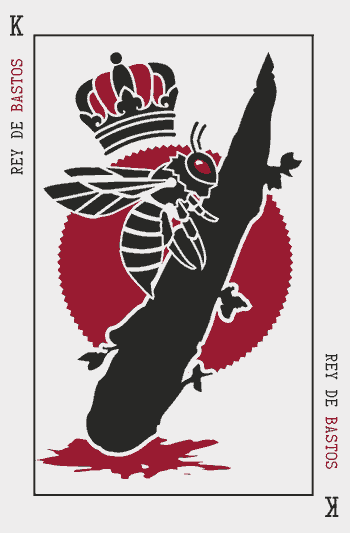 Rey de Bastos - El Gallo Barcode Baraja Coleccionable