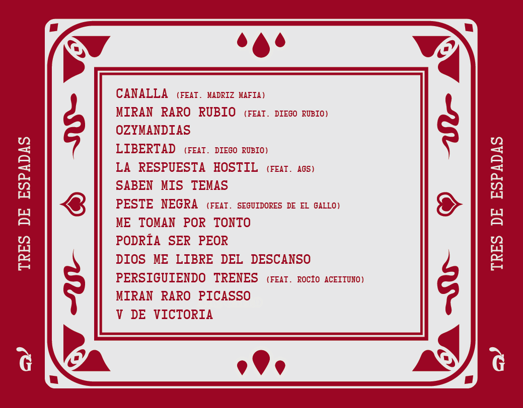 Tres de Espadas LP - Imagen 2