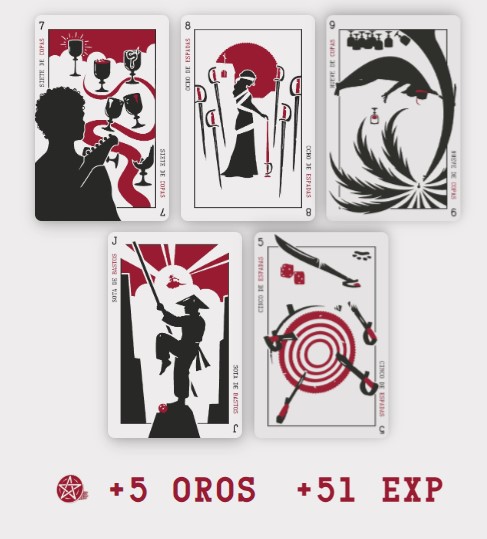 Todos buscando las nuevas cartas y luego estoy yo